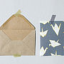Set Of Six Origami Crane Greetings Cards, thumbnail 5 of 5
