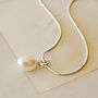 Ivory Pearl Drop Necklace, thumbnail 1 of 4