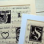 Personalised Vintage Sheet Music Initials Art Print, thumbnail 5 of 8
