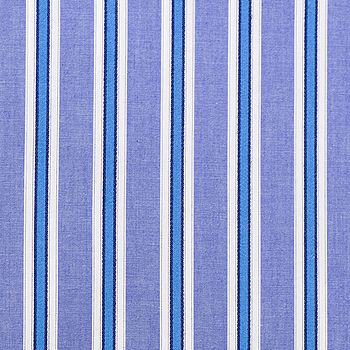 Men's Blue And White Striped Pj Bottoms, 3 of 3