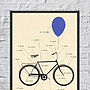 Anatomy Of A Bicycle Art Print, thumbnail 2 of 3