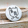 Personalised Silver Initials Golf Ball Marker, thumbnail 1 of 4