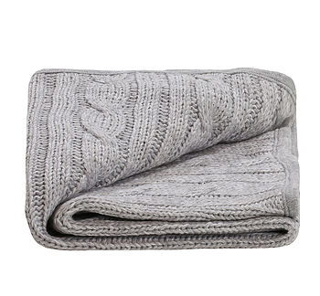 unisex baby knitted blanket by award winning lilly + sid ...