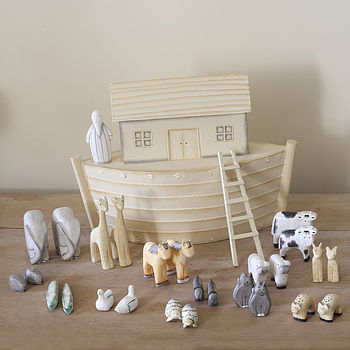 Noah's Ark And Animals In Wooden Gift Box, 2 of 2
