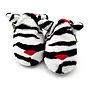 Zebra Soft Baby Shoes, thumbnail 1 of 3