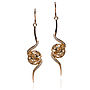 Spiral Long Drop Earrings Reduced Price, thumbnail 2 of 7