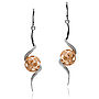 Spiral Long Drop Earrings Reduced Price, thumbnail 4 of 7
