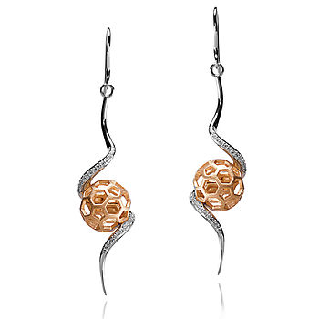 Spiral Long Drop Earrings Reduced Price, 4 of 7