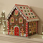 Christmas Gingerbread House Wooden Advent Calendar, thumbnail 2 of 5