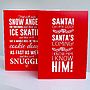 'Snow Angels' Elf Christmas Card, thumbnail 4 of 4