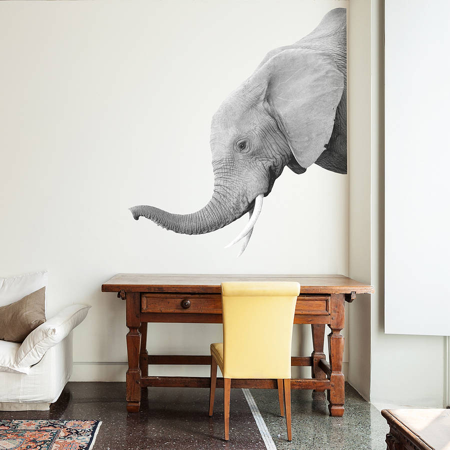 Elephant Wall Sticker By Oakdene Designs | notonthehighstreet.com