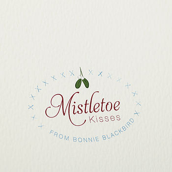 'Mwah' Mistletoe Christmas Card, 2 of 2