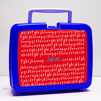 Personalised Plastic Lunch Box Various Designs, 7 of 12