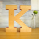 large decorative wooden letter sculpture by designed ...