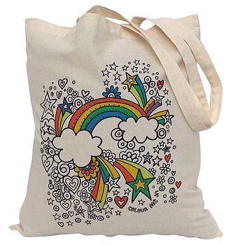 Colour In Rainbow Tote Bag, 2 of 6