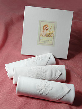 Box Of Ladies Hankies: White Embroidery, 3 of 3