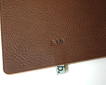 Classic Leather Sleeve For iPad, 4 of 10