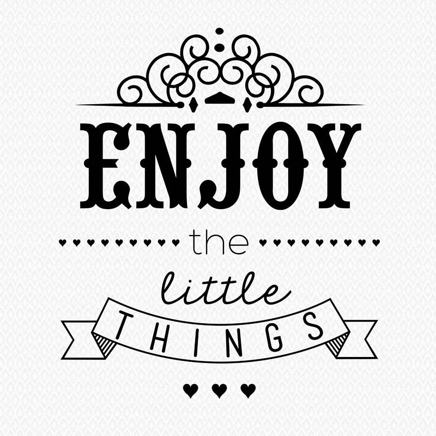 Afbeeldingsresultaat voor enjoy the little things