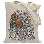 Colour In Flowers Tote Bag, thumbnail 3 of 6