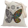 Colour In Butterfly Tote Bag, thumbnail 1 of 5