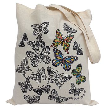 Colour In Butterflies Tote Bag, 2 of 6