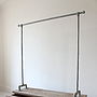 Pia Clothes Rail With Reclaimed Scaffold Wood Drawer, thumbnail 3 of 8