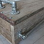 Pia Clothes Rail With Reclaimed Scaffold Wood Drawer, thumbnail 4 of 8