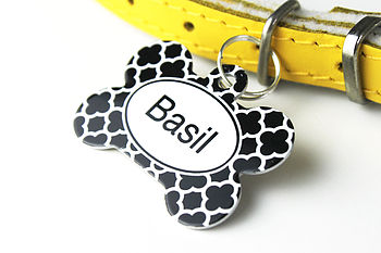 Personalised Clover Pet Tag Bone Shaped, 11 of 11