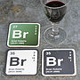 Personalised Periodic Table Coaster, thumbnail 2 of 4