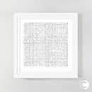 manchester word search silkscreen print by clive sefton ...