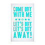 'Come Dry With Me' Tea Towel, thumbnail 2 of 2