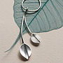 Elegant Sterling Silver Leaves Necklace, thumbnail 6 of 7