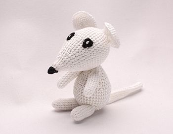 Knitted Rattle Car, Mouse, Ammigurumi Bear, 9 of 11