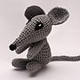 Knitted Rattle Car, Mouse, Ammigurumi Bear, thumbnail 10 of 11