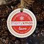 Pack Of 12 Personalised Christmas Tags, thumbnail 3 of 6