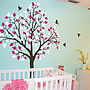 Single Tree With Birds Flying Wall Sticker, thumbnail 1 of 3
