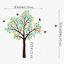 Single Tree With Birds Flying Wall Sticker, thumbnail 2 of 3