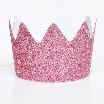 Children's Birthday Party Glitter Crowns, 4 of 7