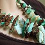 Statement Chunky Chrysoprase Necklace, thumbnail 4 of 6