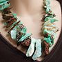 Statement Chunky Chrysoprase Necklace, thumbnail 6 of 6