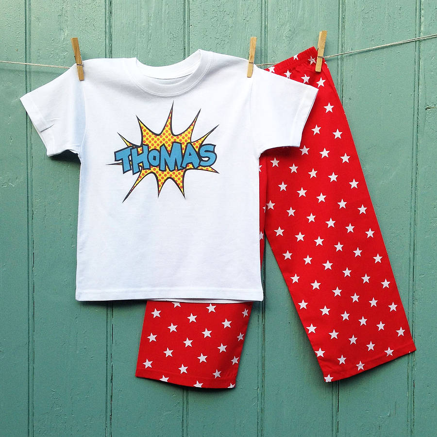Personalised Super Hero Pyjama, 1 of 6