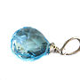 Bridal Blue Topaz Silver Necklace, thumbnail 3 of 6