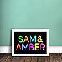 Personalised Kids Neon Sign Print, thumbnail 8 of 9