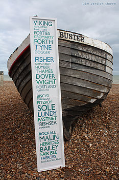The Shipping Forecast Print 150cm, 2 of 4