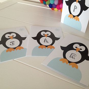 Children's Personalised Penguin Card, 8 of 10