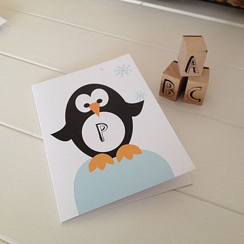 Children's Personalised Penguin Card, 4 of 10
