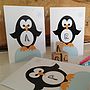 Children's Personalised Penguin Card, thumbnail 2 of 10