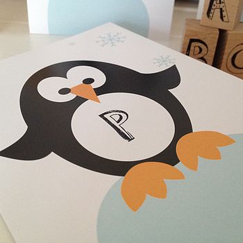 Children's Personalised Penguin Card, 9 of 10