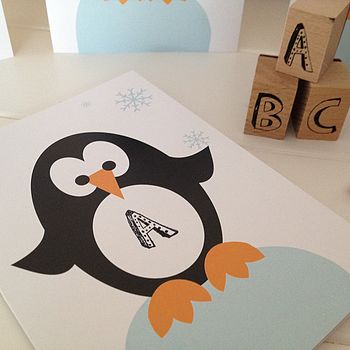 Children's Personalised Penguin Card, 3 of 10