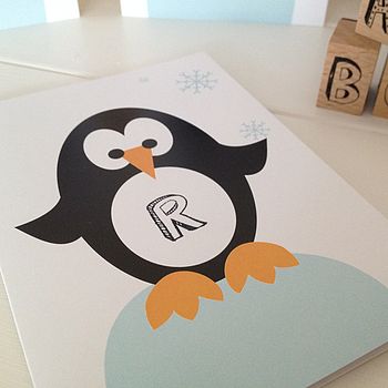 Children's Personalised Penguin Card, 7 of 10